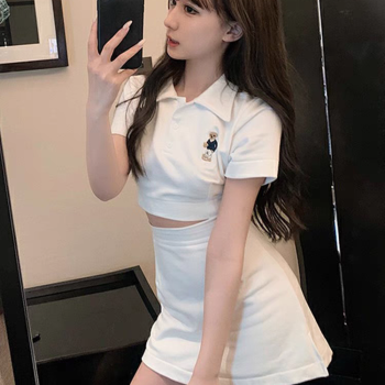 辣妹运动半身裙套装女夏季2025年新款休闲时尚炸街Polo上衣两件套